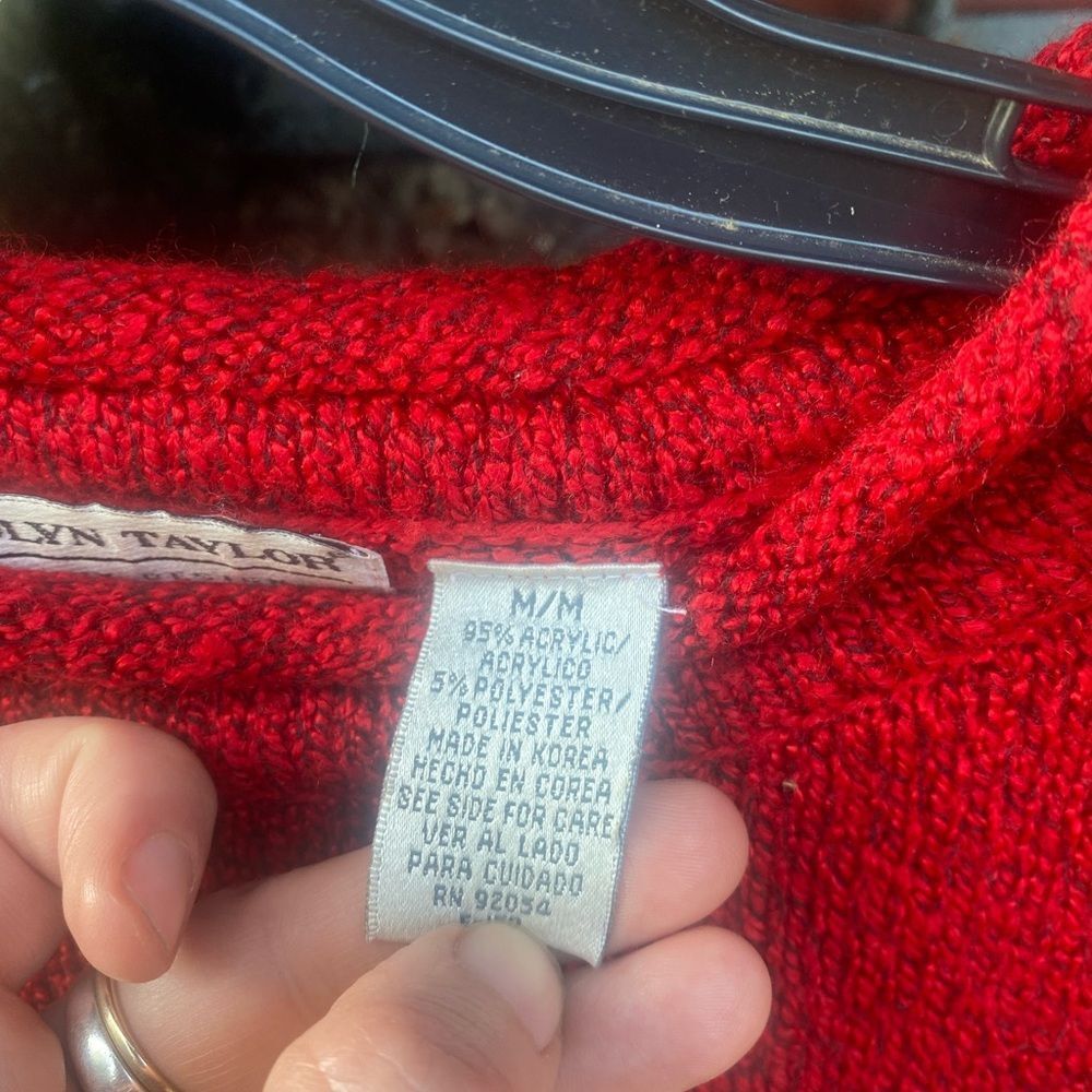 Carolyn Taylor sweater sz. M - Picture 4 of 4